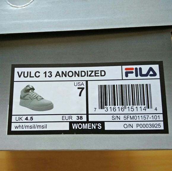 -NEW- Fila Vulcan 13 Anodized Sneakers 7 - Picture 16 of 16